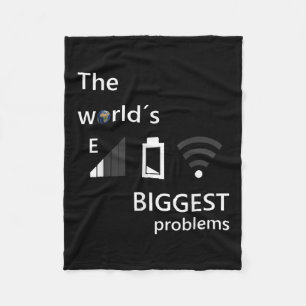 Sociale kritiek Milieubescherming tegen kernenergi Fleece Deken