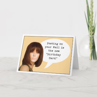 Sociale media Birthday Kaart