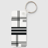 Sociale Media Business Logo QR Code Sleutelhanger (Achterkant)