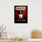 Sociale media dachten dat politie poster (Keuken)