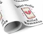 Sociale media doden Romance Cadeaupapier (Rol Hoek)
