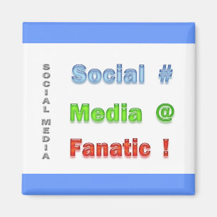 Sociale media Fantasiatisch Magneet