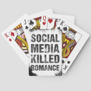 Sociale media hebben romantiek de das omgedaan pokerkaarten