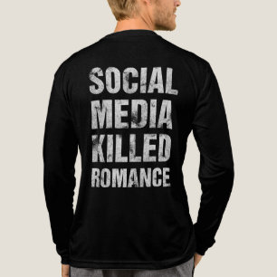 Sociale media hebben romantiek de das omgedaan Tri-Blend shirt