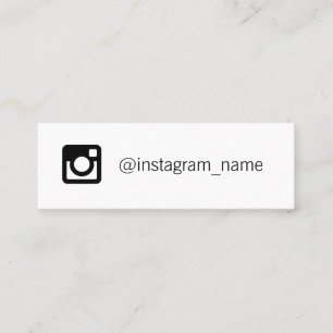 Sociale media mini visitekaartje