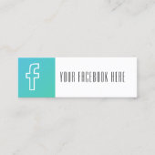 sociale media modern trendy visitekaartje (Voorkant)