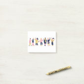 Sociale media post-it® notes (Op bureau)