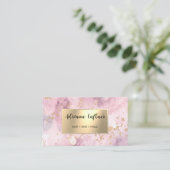 Sociale media QR-code Glitter Gold Modern Elegant Visitekaartje (Staand voorkant)