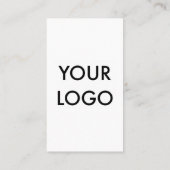 Sociale media QR Code Logo Professionele zaken Visitekaartje (Achterkant)