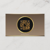 sociale media qr code visitekaartje (Voorkant)