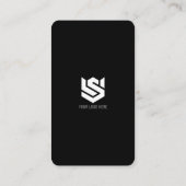 Sociale media scannen me QR-code Moderne Eenvoudig Visitekaartje (Achterkant)