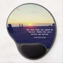 Sociale media Sunrise Mousepad