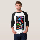 Sociale media t-shirt (Voorkant volledig)