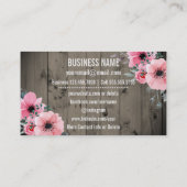 Sociale media | Weddenschap Planner Rustic Barn Wo Visitekaartje (Achterkant)