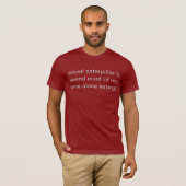 sociale pijler t-shirt (Voorkant volledig)