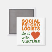 Sociale psychologen magnet magneet (Voorkant / Achterkant)