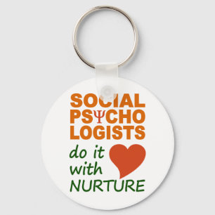 Sociale psychologen sleutelhanger