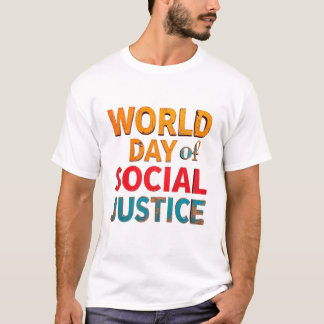 Sociale rechtvaardigheid belichaamt de beginselen  t-shirt