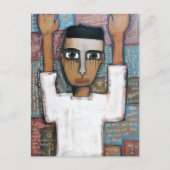 Sociale rechtvaardigheid briefkaart (Voorkant)