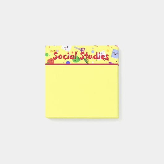Sociale  scholen post-it® notes (Voorkant)