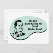 Sociale stem van de Arbeider Briefkaart (Voorkant / Achterkant)