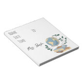 Sociale Studies/Geografie Docent Hallpass Notitieblok (Schuin)