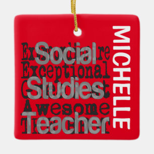 Sociale studies Leerwerker Extraordinaire KLANT Keramisch Ornament