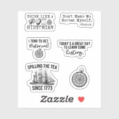 Sociale studies Leraar geschiedenis leraar, histor Sticker (Vel)