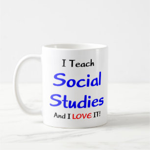 sociale studies onderwijzen & liefde koffiemok