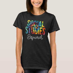 Sociale studies Tie Dye Evaluation Day Back T-shirt