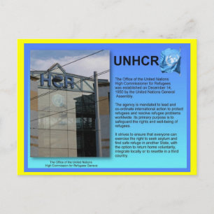 Sociale studies, UNHCR, Genève Briefkaart