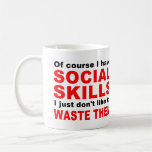 Sociale vaardigheden koffiemok