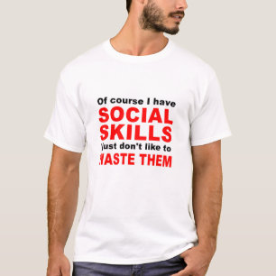 Sociale vaardigheden t-shirt