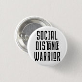 Sociale verafgelegen warrior Pin Ronde Button 3,2 Cm (Voorkant /achterkant)