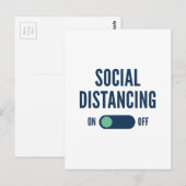 Sociale vervorming bij briefkaart (Voorkant / Achterkant)