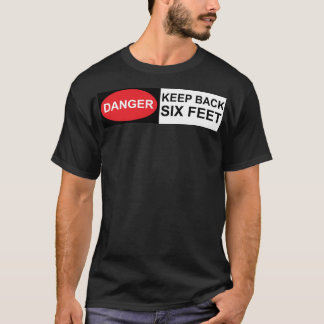 Sociale vervorming houdt achtergrondwaarschuwing z t-shirt