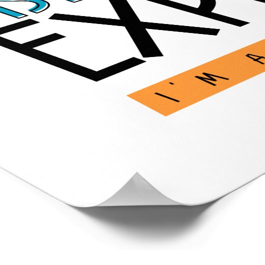 Sociale vervormingsdeskundige. Ik ben freelancer. Poster (Hoek)