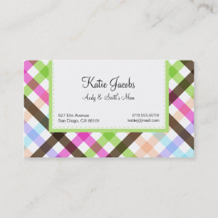 Sociale Visitekaartjes Contactkaartje