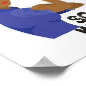 Sociale werker Black Rosie de Riveter Poster (Hoek)