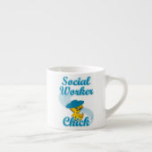 Sociale werker Chick #3 Espresso Kop (Rechts)