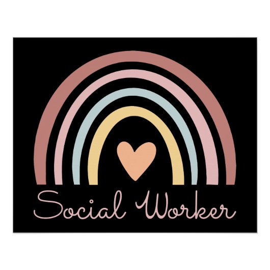 Sociale werker II Perfect Poster (Voorkant)