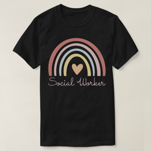 Sociale werker II T-shirt (Design voorkant)