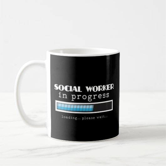 Sociale werker in Progress Masters Afstuderen Mok (Links)