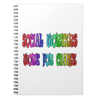 Sociale werkers werken voor verandering notitieboek