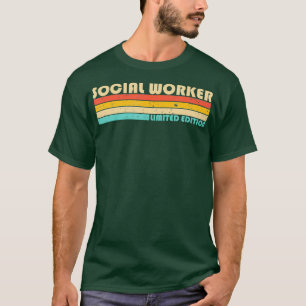 SOCIALE WERKNEMER Funny Job Title Professional T-shirt