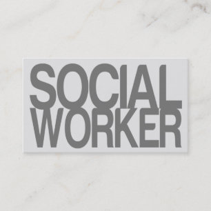 Sociale werknemer in Silver Visitekaartje