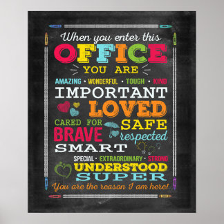 Sociale werknemer wanneer u Motivatie ingaat Poster