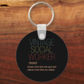  sociale zorgverstrekking sleutelhanger (Voorkant)