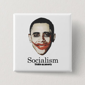 Socialisme - Armoede verstikken Vierkante Button 5,1 Cm