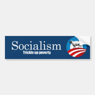 Socialisme - Armoedebestrijding in de kiem Bumpersticker
